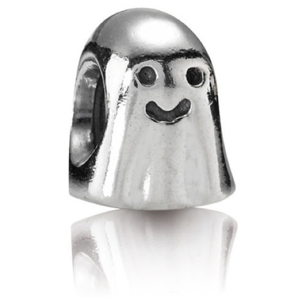 Ghost Halloween Retired Pandora Charm S925 ALE 790202